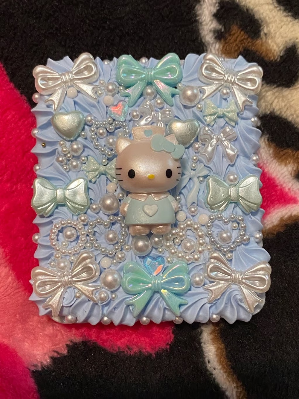Sanrio Hello Kitty Kawaii Decoden Compact Mirror